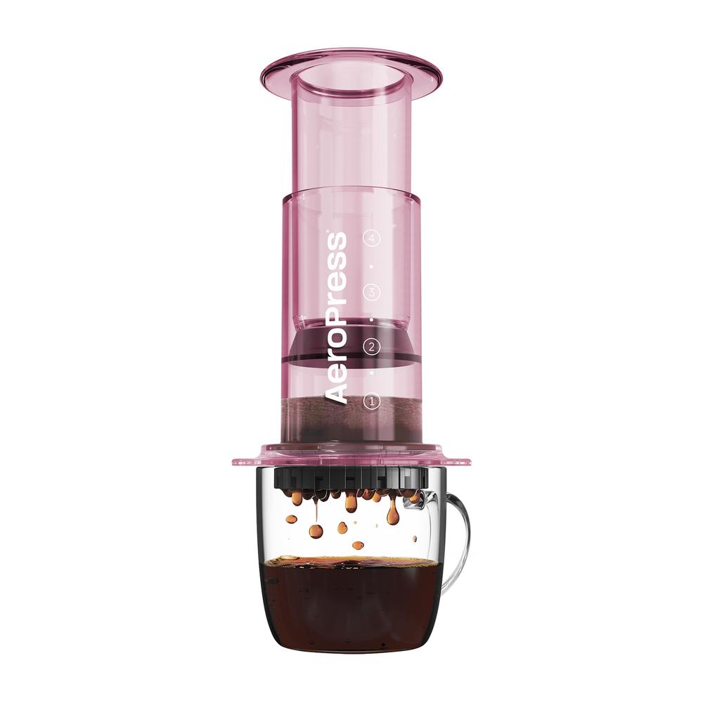 Zaparzacz do kawy AeroPress Clear Pink