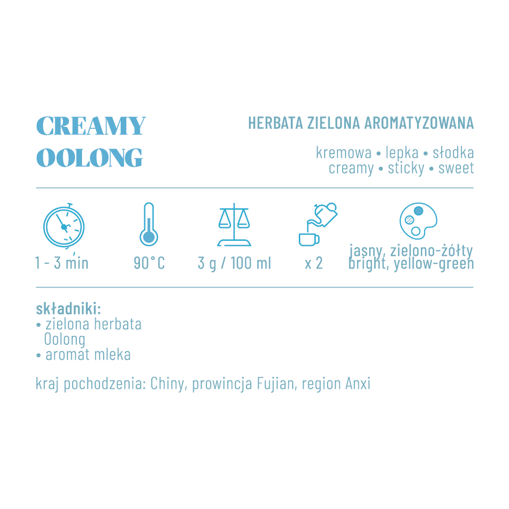 Herbata Creamy Oolong 50 g