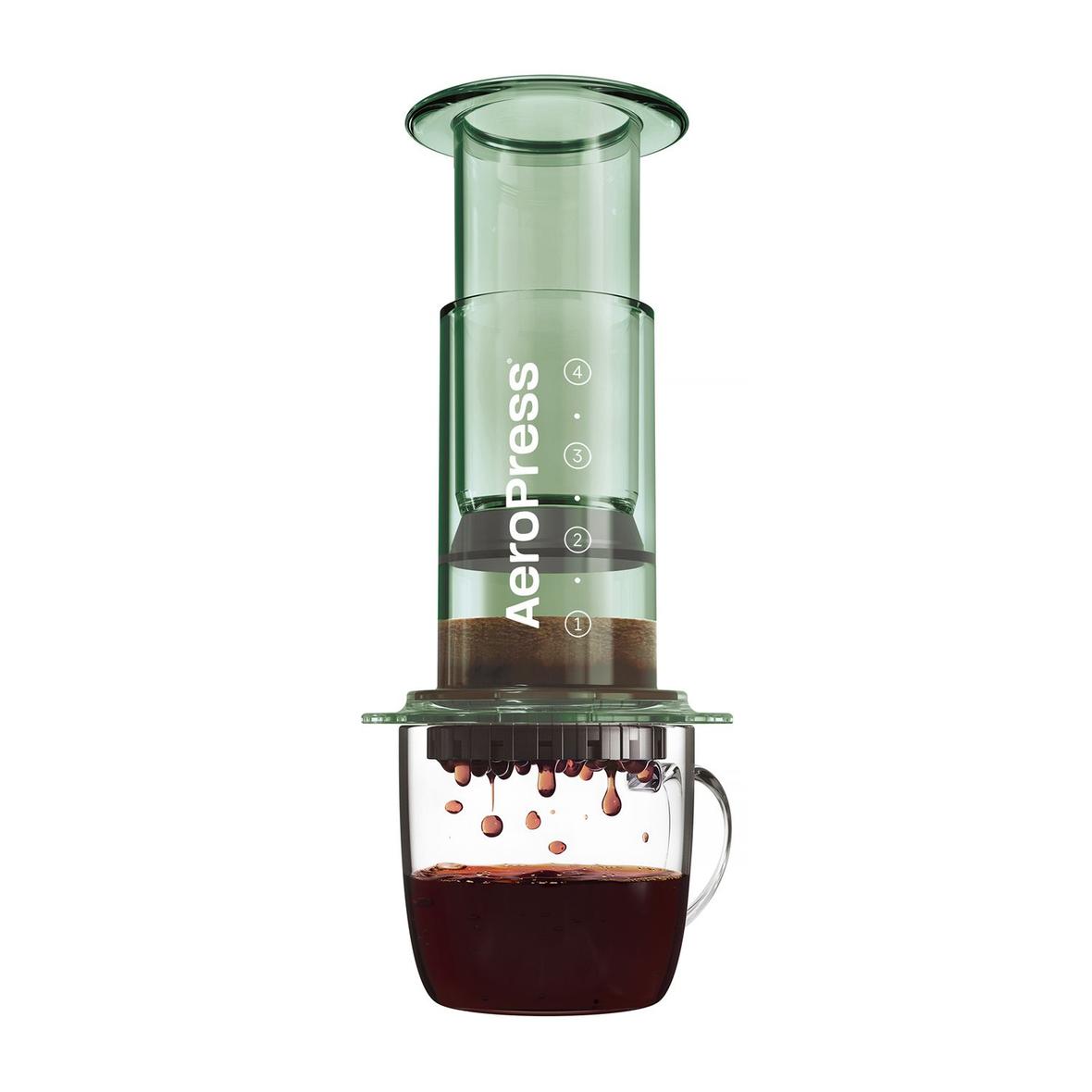 Zaparzacz do kawy AeroPress Clear Green