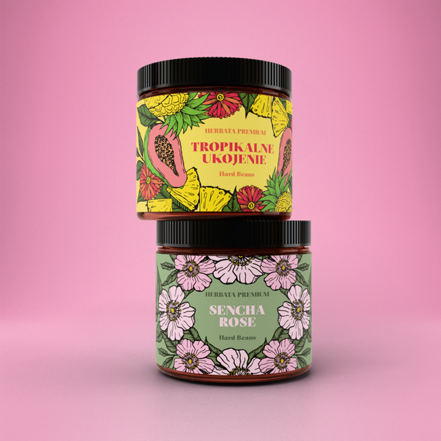 Zestaw Herbat Tropikalne Ukojenie + Sencha Rose 50 g