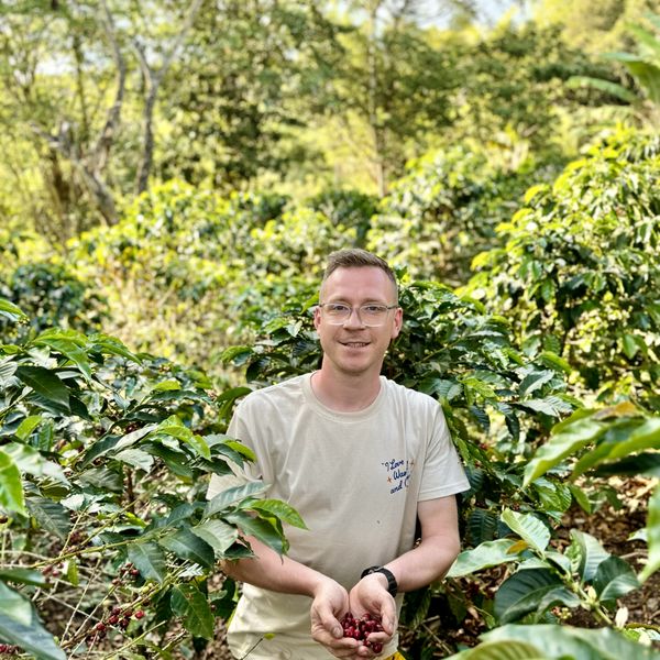 Kolumbia El Rancho Pink Bourbon - Krzysztof Barabosz in Colombia